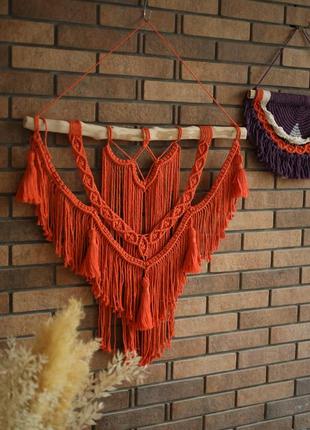 Панно макраме. макраме. декор на стіну. декор в дім.підвіска. бохо стиль. ручна робота.