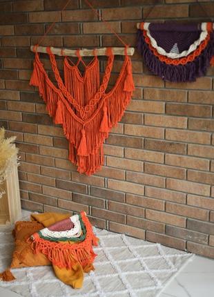 Панно макраме. макраме. декор на стіну. декор в дім.підвіска. бохо стиль. ручна робота.