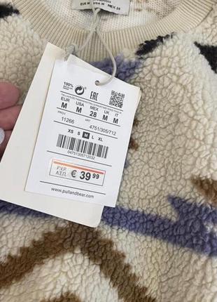 Тепла кофта батнік zara 3
