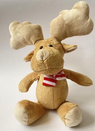 Мягкая игрушка новогодний олень