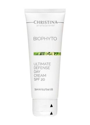 Денний крем абсолютний захист spf 20 bio phyto christina