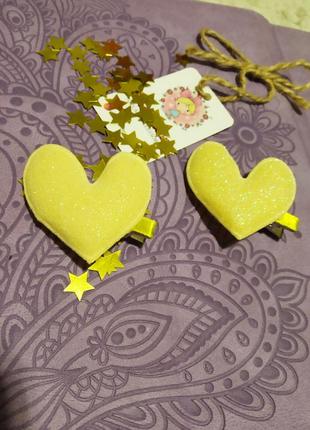Заколки - сердечки