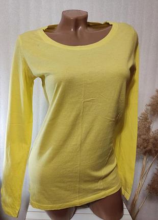 Тоненька натуральна жовта кофточка