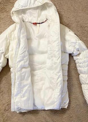 Белый пуховик puma короткий  зимний пуховик куртка пуховик4 фото