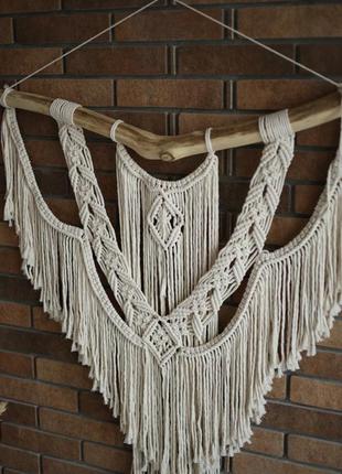 Панно. макраме панно велике. декор на стіну. підвіска на стіну.бохо стиль. ручна робота.