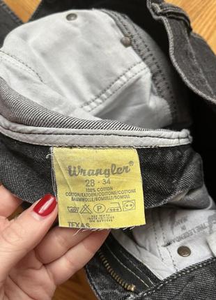 Джинсы wrangler на высокой талии винтаж9 фото