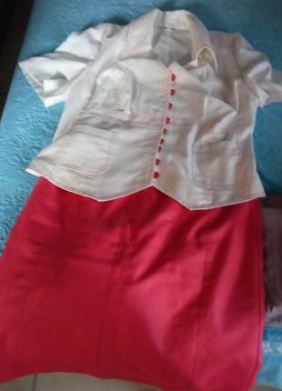 Отличный летний костюм. лен