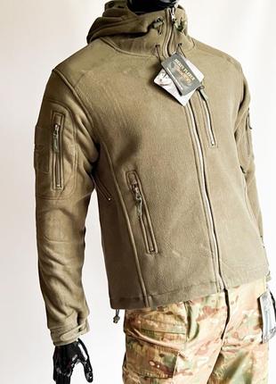 Тактична військова куртка флісова polar texar husky olive