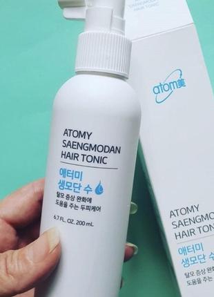 Atomy saengmodan hair tonic / спрей против выпадения и для роста волос . 200 мл3 фото