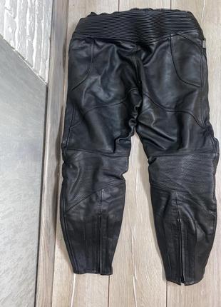 Шкіряні мотоштани штани для мотоциклістів байкерські шкіряні штани ixs xxl2 фото