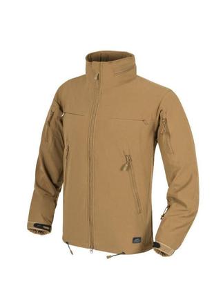 Куртка helikon cougar softshell qsa hid coyote (ku-cgr-sm-11)2 фото