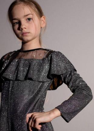 Сукня дитяча святкова люрекс 3