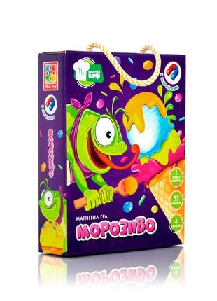 Магнитная игра vladi toys мороженое (укр) (vt2310-05)