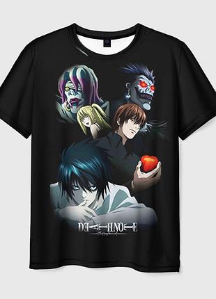 Футболка 3d с принтом «тетрадь смерти. death note»