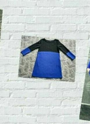Черное синее короткое платье new look.4 фото