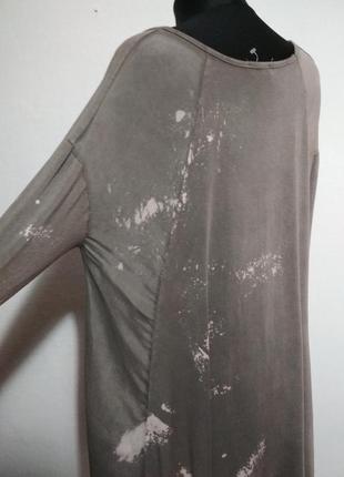 Фирменная шелковая итальянская блуза туника супер крой скрывает особенности фигуры3 фото