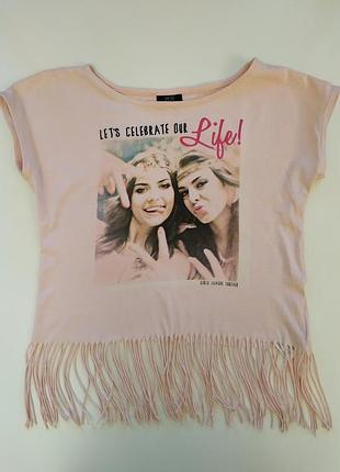 Стильная футболочка кроп топ page one young от takko  германия