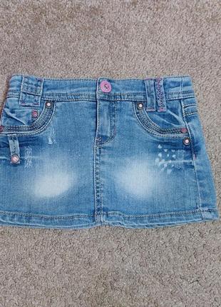 Джинсовая юбка mayoral chic. размер 92, на 2 года.