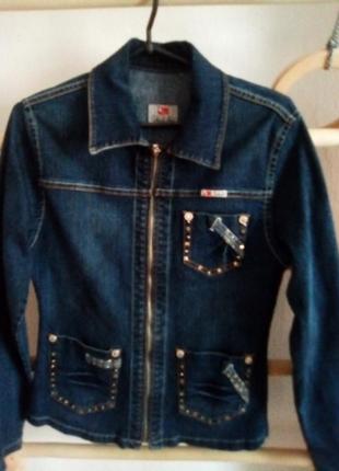 Куртка джинсова 40 розмір2 фото