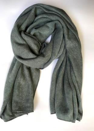 Шарф трикотажний сірий