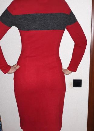 Теплое и яркое красное платье от тм marmelad5 фото