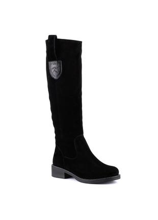 997цп женские сапоги kento,замшевые,на низком ходу,на каблуке,на толстой подошве