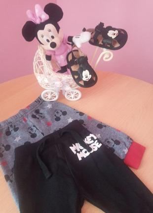 Штанишки малышам, новорожденным mickey mouse (disney baby at primark)2 фото