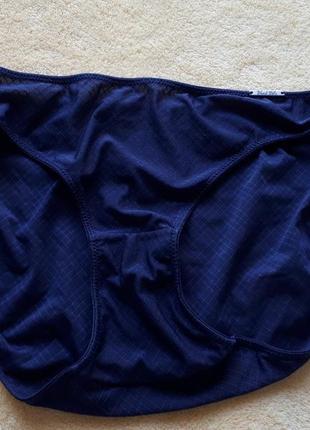 Нові темно сині трусики сліпи з візерунком з принтом-м/s-m/8-10/36-38/44-46  marks & spencer