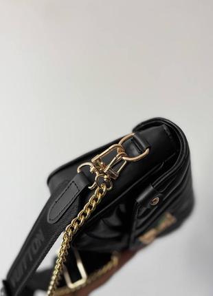 Женская сумка new wave multi pochette black gold2 фото