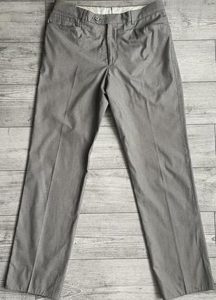 Штани\чіно corneliani id cotton silk striped chino pants1 фото