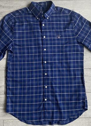 Сорочка\рубашка gant checked tech prep oxford shirt2 фото