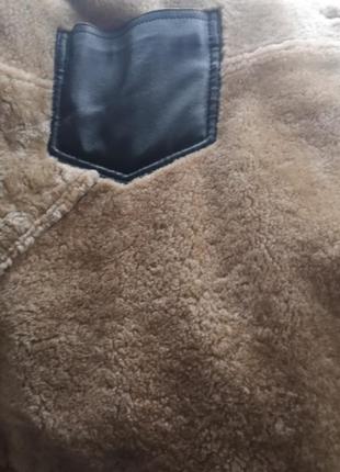 Шіряна куртка лайка з коміром вовка10 фото