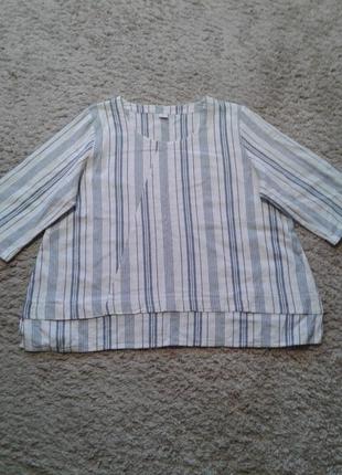 Полосатая блуза cotton traders, 22 евр..