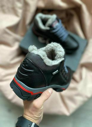 Кросівки зимові шкіряні чоловічі ecco winter sneakers
•black7 фото