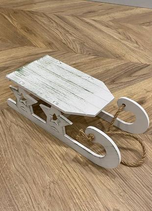 Декор санки під ялинку