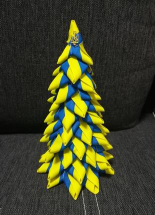 Новогодняя игрушка - елочка ручной работы.