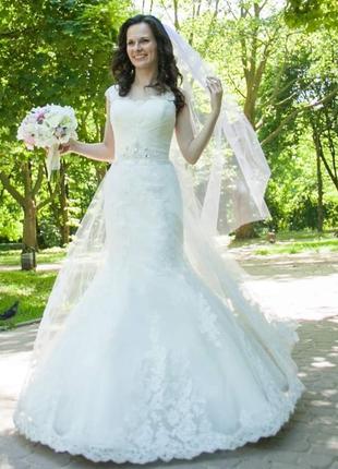 Свадебное платье весільне плаття daria karlozi - доставка нп за мій рахунок