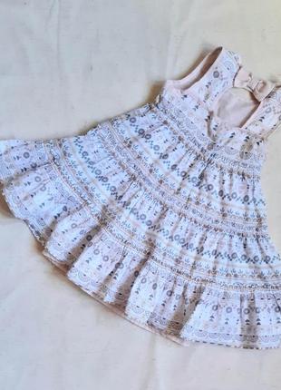 Брендовое платье rachel zoe сша нарядное хлопковое на подкладке на 3 года (98см)9 фото