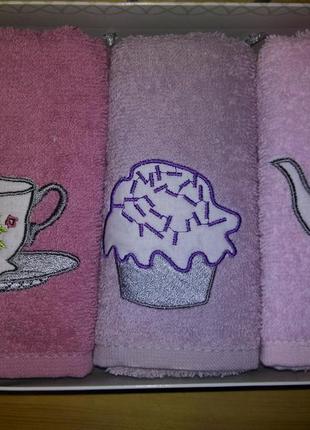 Розкішний набір кухонних рушників cestepe dessert