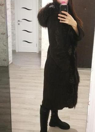 Шикарна дублянка трендового кольору і принту 8