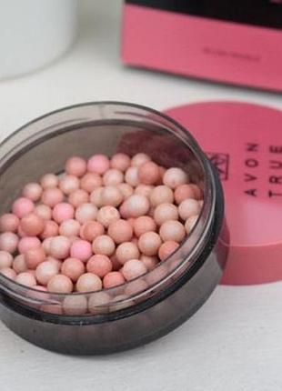 Румяна-шарики avon true blushed pink