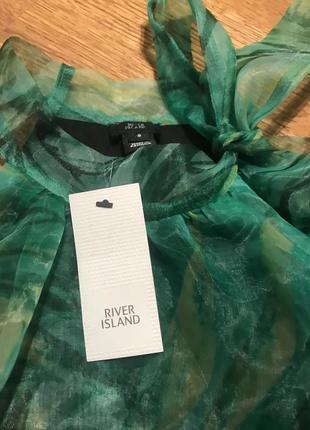 Воздушная блуза river island, p. 8/ xs-s6 фото