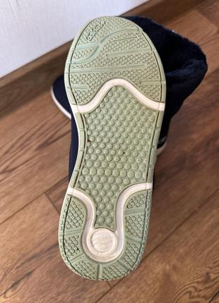 Женские зимние сапоги adidas warm comfort оригинал синие8 фото