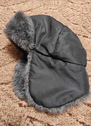 860. шапка зимова, для хлопчика.  р. - 48-50 / 2-3 роки