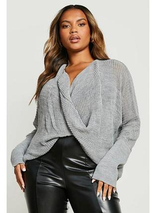 Джемпер с удлиненной спинкой