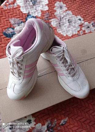 Белые кроссовки adidas1 фото