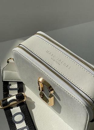 Сумка marc jacobs the snapshot white gold 2