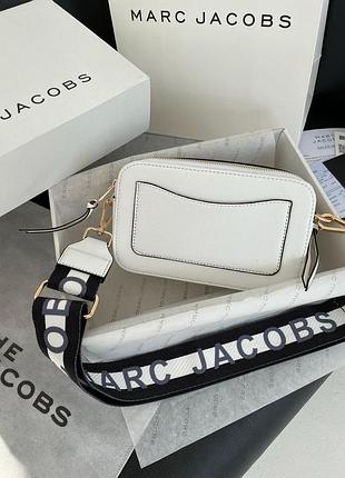 Сумка marc jacobs the snapshot white gold 9