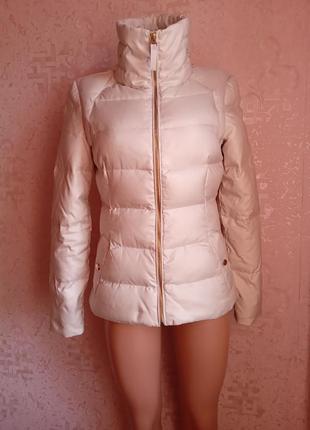 Тепла куртка, пуховик короткий без капюшона