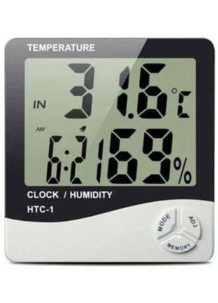 Электронный комнатный термометр htc-1  цифровой гигрометр